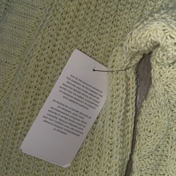 JOIE Deming Cardigan In Yellow | Cotton/Linen - Picture 4 of 7